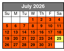 Hatfield and McCoy Dinner July Schedule