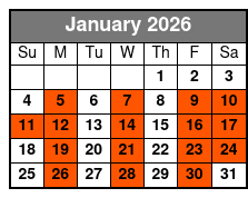 The Comedy Barn January Schedule