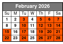 The Comedy Barn February Schedule