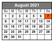 Moonshine Murders Dinner and Show August Schedule