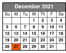 Moonshine Murders Dinner and Show December Schedule