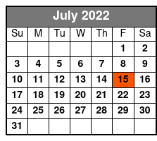 Moonshine Murders Dinner and Show July Schedule