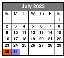 Anakeesta General Admission & Sightseeing Chondola July Schedule