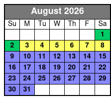 Anakeesta General Admission & Sightseeing Chondola August Schedule