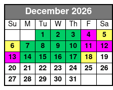 Anakeesta General Admission & Sightseeing Chondola December Schedule