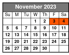 Anakeesta General Admission & Astra Lumina Combo Ticket November Schedule