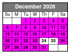 Anakeesta General Admission & Astra Lumina Combo Ticket December Schedule