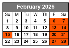 Paula Deen's Lumberjack Feud Dinner Show February Schedule