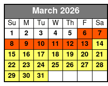 Paula Deen's Lumberjack Feud Dinner Show March Schedule