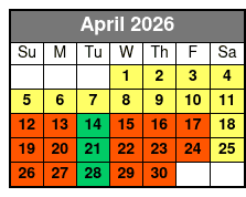 Paula Deen's Lumberjack Feud Dinner Show April Schedule