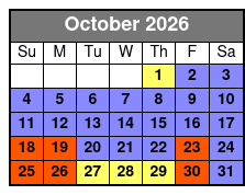 Paula Deen's Lumberjack Feud Dinner Show October Schedule