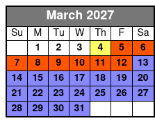 Paula Deen's Lumberjack Feud Dinner Show March Schedule