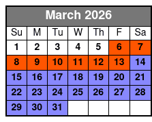 Paula Deen's Lumberjack Feud Dinner Show March Schedule