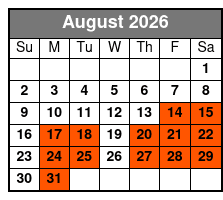 Biblical Times Dinner Theater Pigeon Forge August Schedule