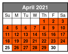 Half-Day Rental April Schedule