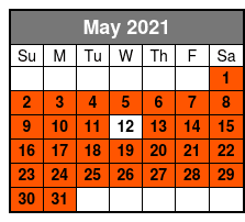 Half-Day Rental May Schedule