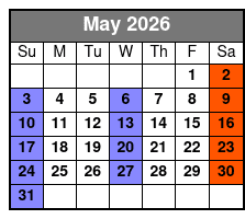 Cash and The King: Tribute to Elvis & Johnny Cash May Schedule