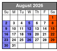 Cash and The King: Tribute to Elvis & Johnny Cash August Schedule