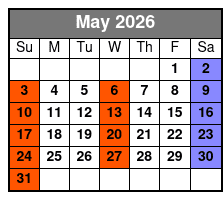 Cash and The King: Tribute to Elvis & Johnny Cash May Schedule