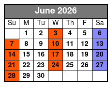 Cash and The King: Tribute to Elvis & Johnny Cash June Schedule