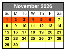Smoky Mountains Newfound Gap Jeep Tour November Schedule