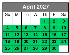 Smoky Mountains Newfound Gap Jeep Tour April Schedule