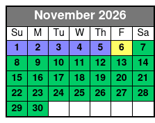 Smoky Mountains Jeep Tours in Pigeon Forge November Schedule