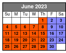Rowdy Bear Amusement Park Pass June Schedule