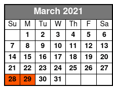 Big Thunder Gold Mine Gold Panning March Schedule