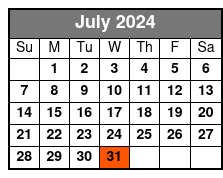 Mammoth Site of Hot Springs July Schedule