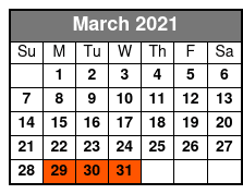 From Rapid City: Custer State Park Private Safari and Hiking March Schedule