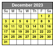 Sunset Cruise in Cape Coral December Schedule