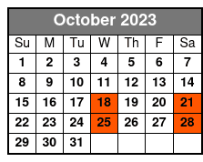 Haunted History of Fort Myers Walking Tour: 20:00 October Schedule