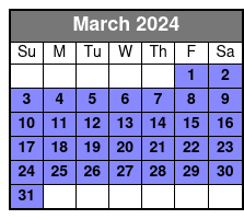Everglades Airboat Ride March Schedule