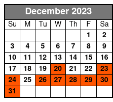Guided Kayak Eco Tour in Pelican Bay December Schedule