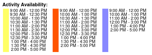 Half Day Kayak Or SUP Rental (3hr) - Pelican Bay Color Key