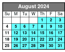 5pm August Schedule