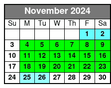 5pm November Schedule