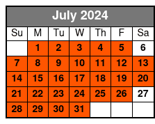 Mackinac Bridge Cruise July Schedule