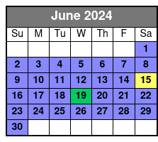 Mackinaw City Parasailing June Schedule