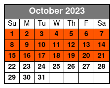 Mackinac Island Carriage Tours October Schedule