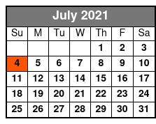 Lumberjack Show July Schedule