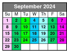 Sailing Tour New York September Schedule