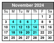 Summit Non-Peak Q2 November Schedule