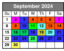 Manhattan, Brooklyn and Staten September Schedule