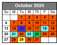 Manhattan, Brooklyn and Staten October Schedule