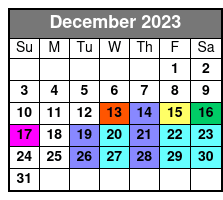 2:30pm December Schedule