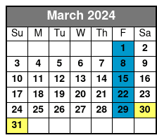 2:30pm March Schedule