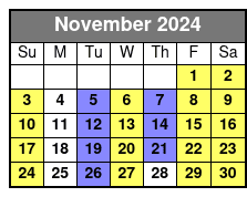 Default November Schedule