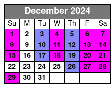 Default December Schedule
